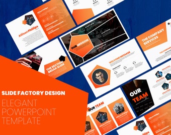 Plantilla de presentación de PowerPoint dinámica: más de 60 diapositivas PPT para negocios