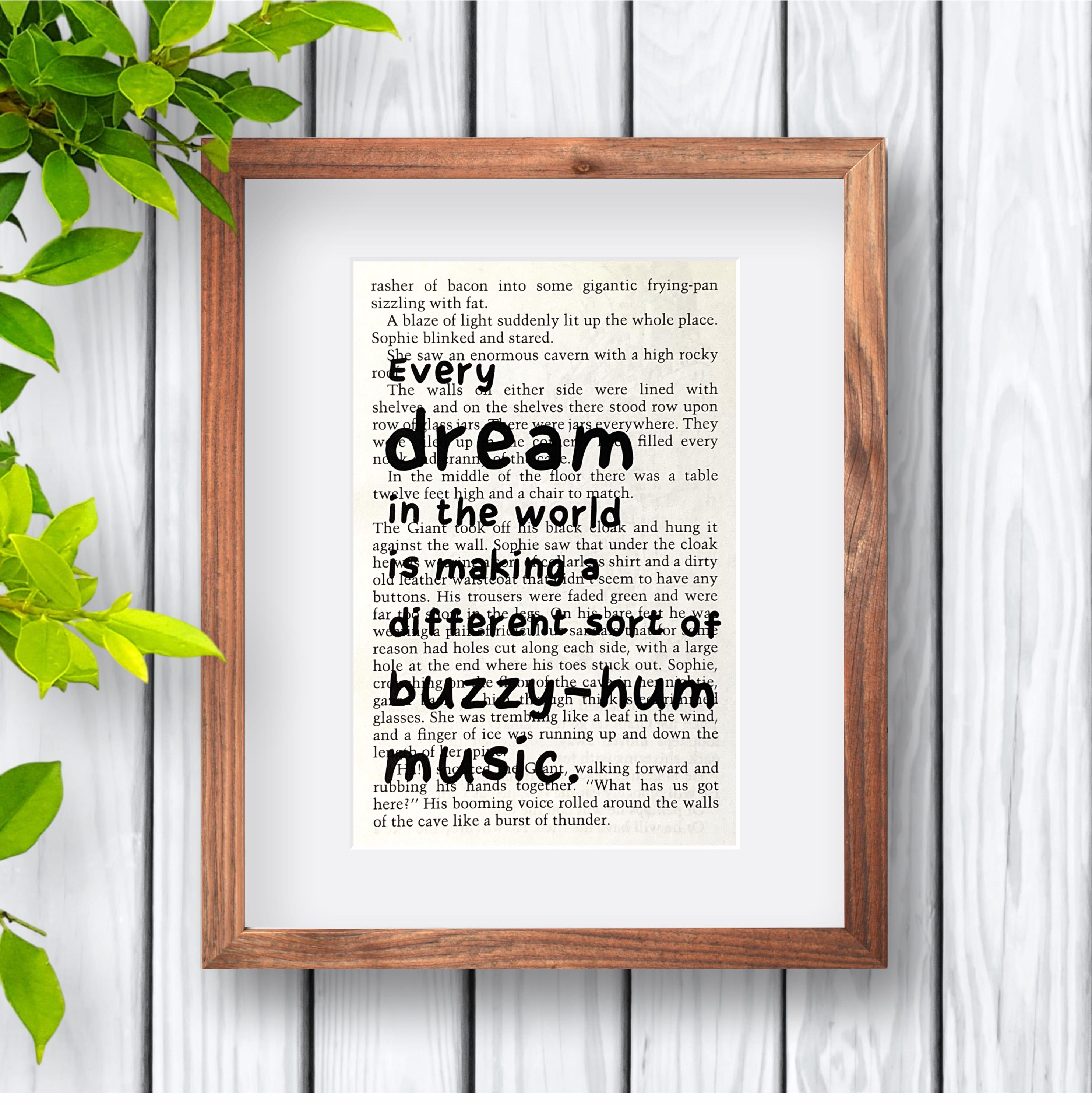 The Bfg Quote - Etsy New Zealand, image size:2966x3000