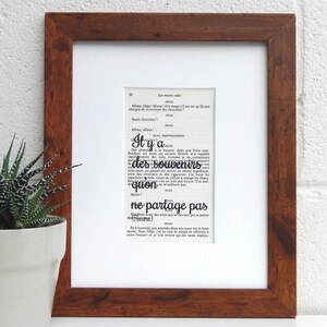 Sartre Citation Sur Page De Copie Vintage Les Mains Sales Etsy