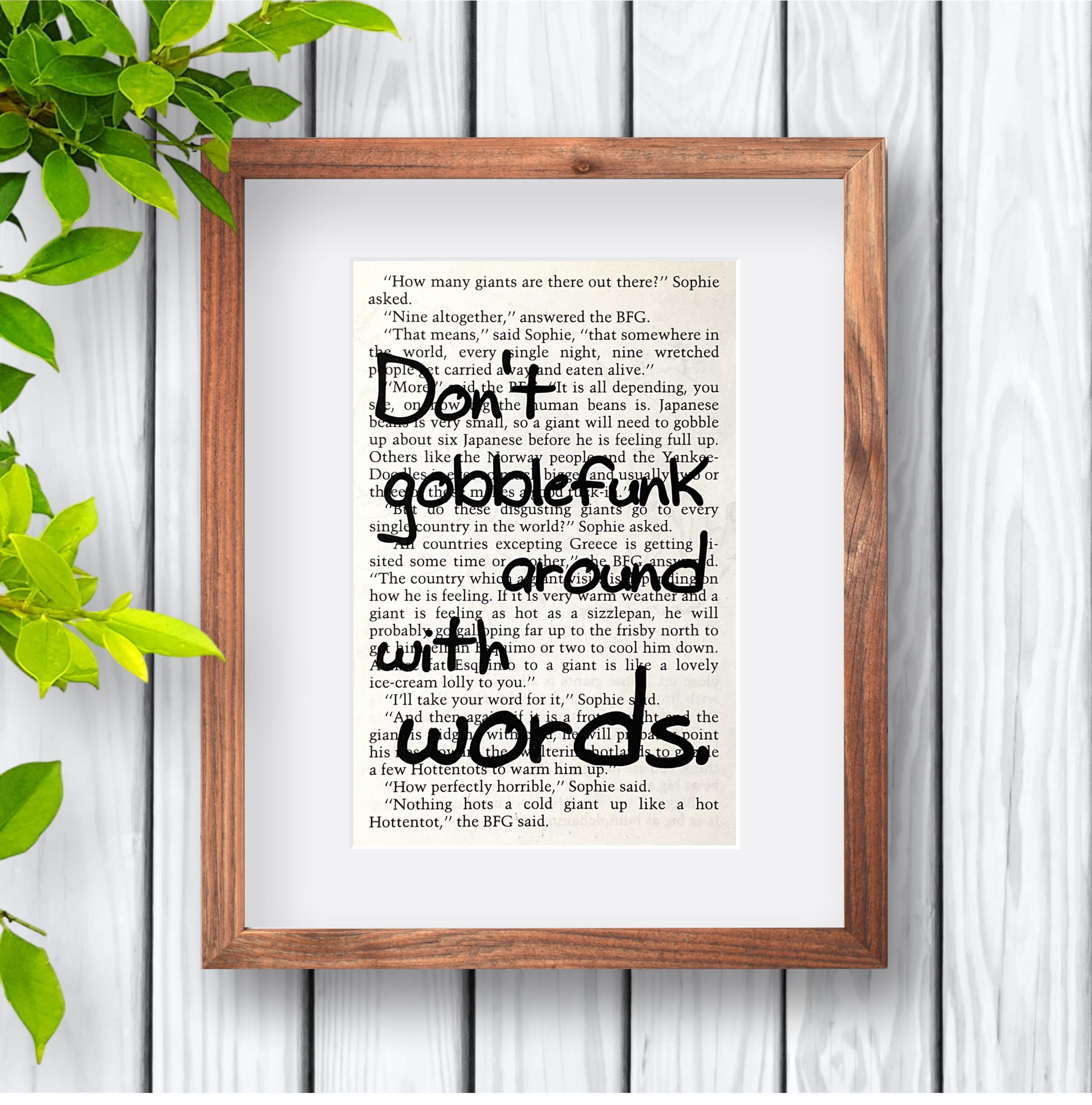 The Bfg Wall Art - Etsy New Zealand, image size:2966x3000