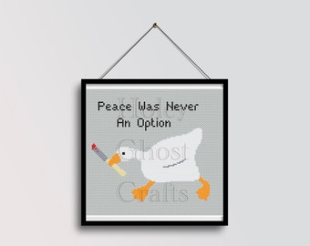 Cross Stitch Pattern Untitled Goose Game