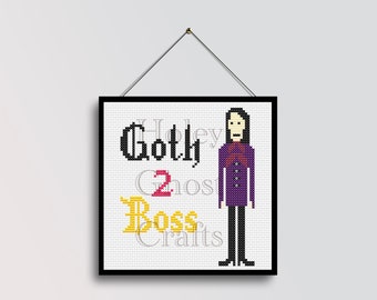 Cross Stitch Pattern Goth 2 Boss