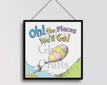 Cross Stitch Pattern Oh The Places You'll Go