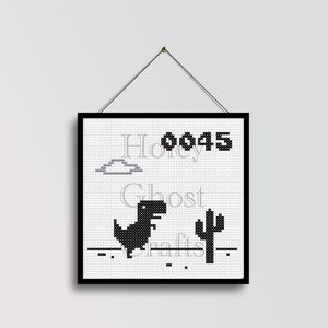 Cross Stitch Pattern Offline Dino