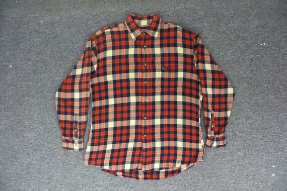 Woolrich Shirt VINTAGE Woolrich Red Flannel Shirt