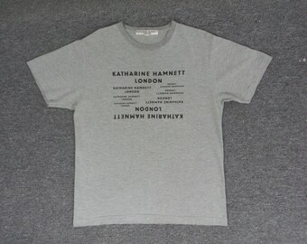 Katherine Hamnett Striped Unisex Brand Design Shirt
