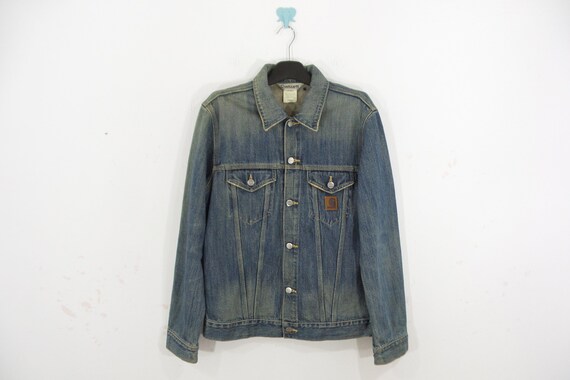 Carhartt Jacket VINTAGE Carhartt Denim Jacket Made