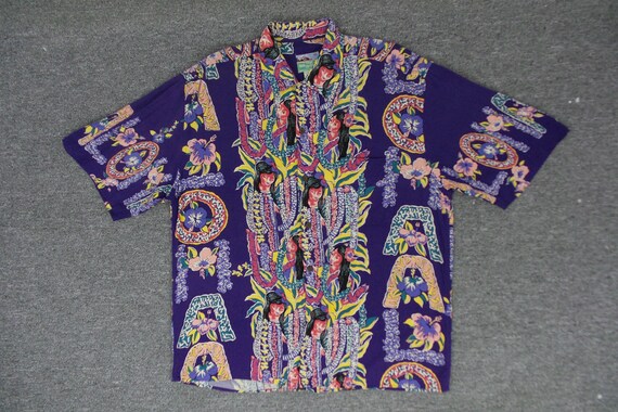 Reyn Spooner Shirt VINTAGE Reyn Spooner 'Tropical