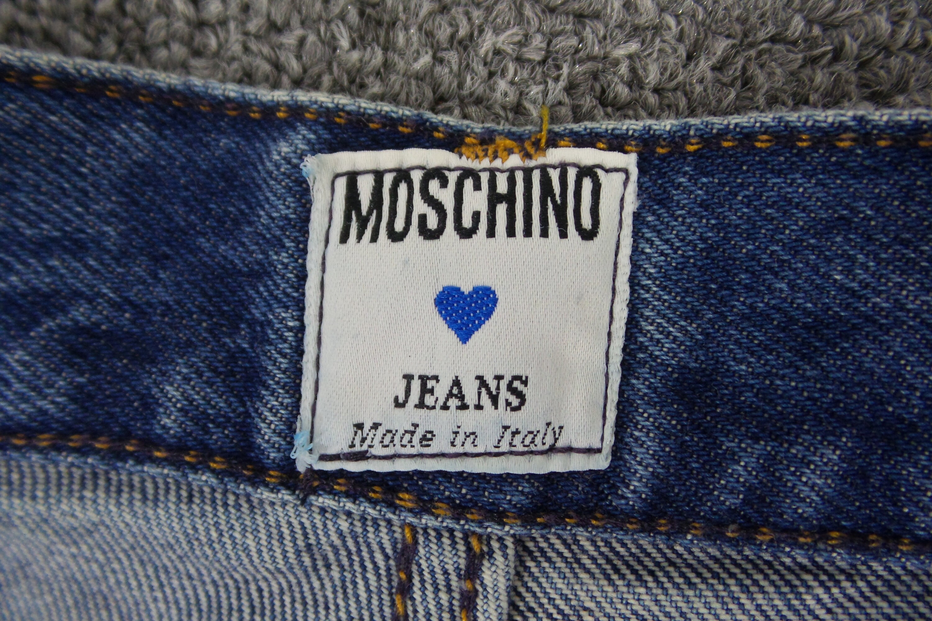 Moschino Jeans W24xL26.5 VINTAGE 90s Moschino High Waisted Etsy