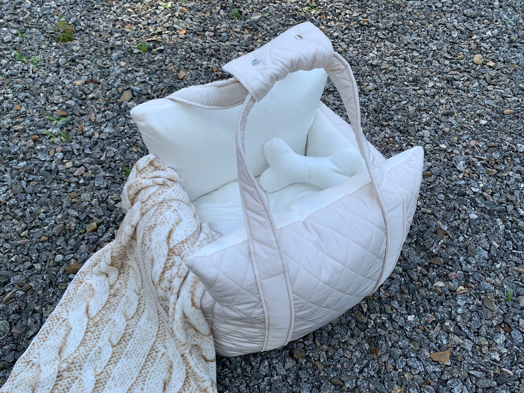 Exclusive Beige and Pink Car Seat Carrying Bag. 2 in 1 Car Etsy