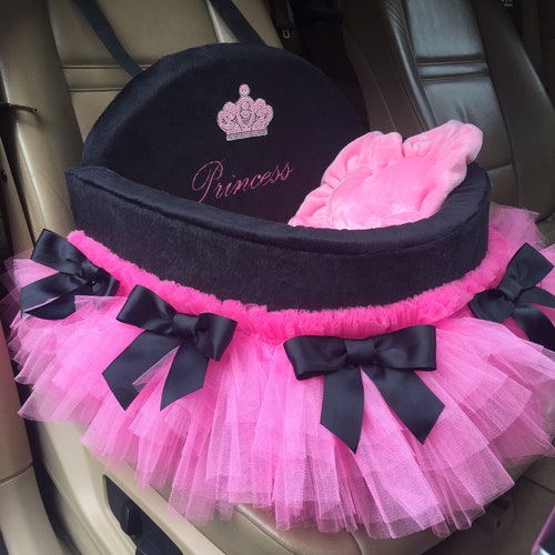 Milk & Pink Personalized Dog Car Seat Dog Driving Kit Design Etsy