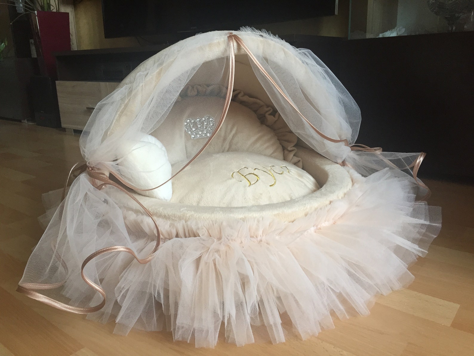 Himmelbett Hundebett Liegebett für Hunde Liegebett für Etsy