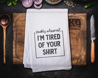 Franky Autocorrect funny kitchen towel - geeky gift - nerd gift - geek gift - humor tech home decor