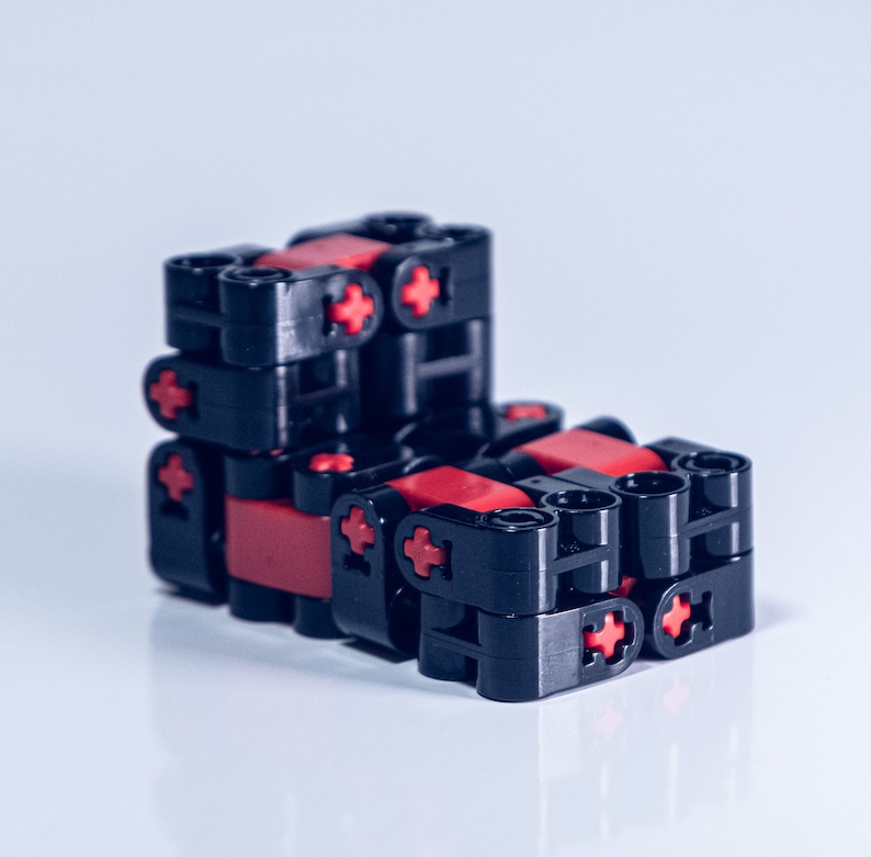 Red Fidget Cube Brick Kit – DIY Building Toy With Instructions - Etsy