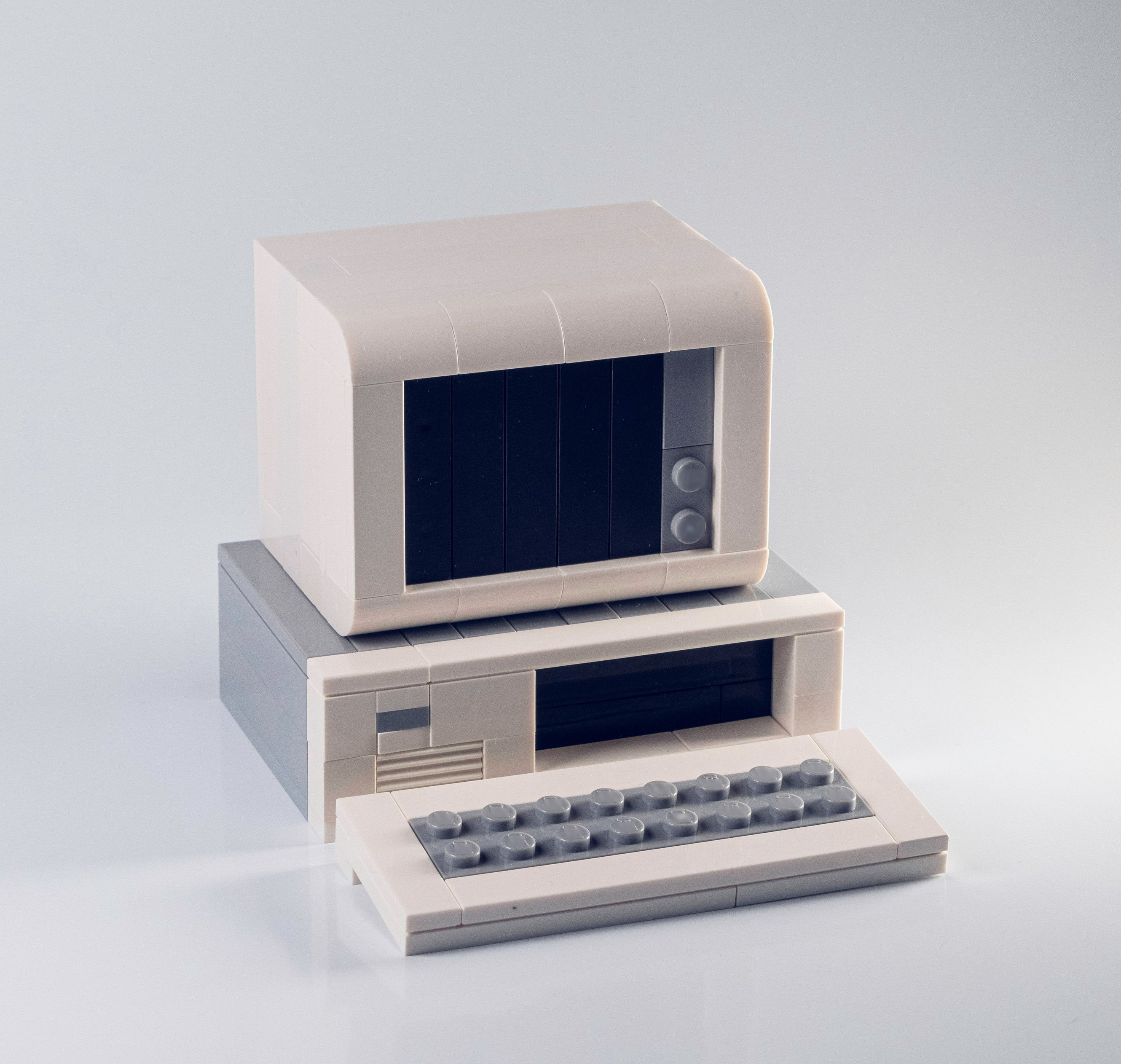 BRICKKK Desktop Computer Model Building Set - Creative Adult Collectible  for Home or Office Display
