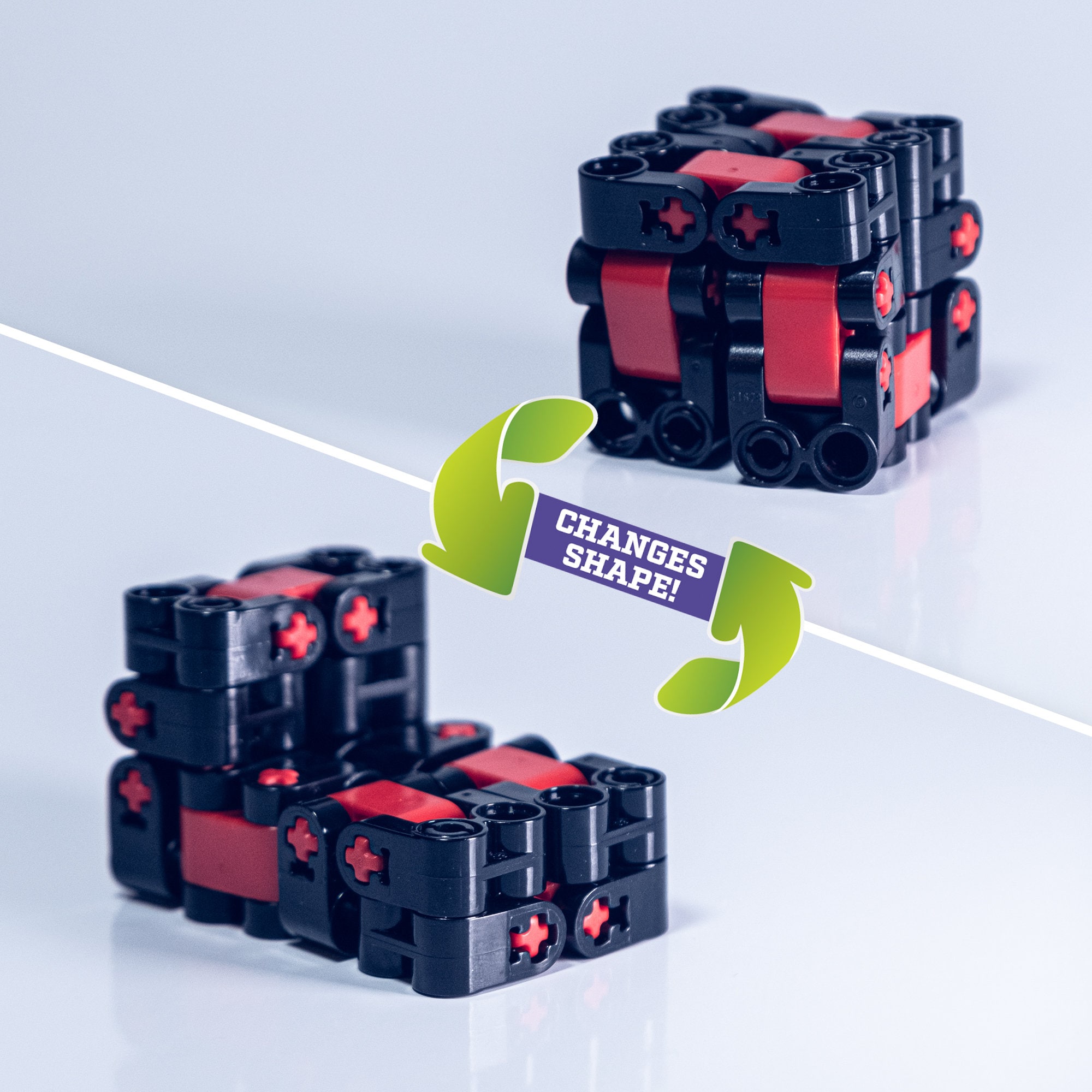 Fidget Cube Red Brick Kit Bricks and Full Color Instructions Build It Yourself for Kids and Adults Etsy