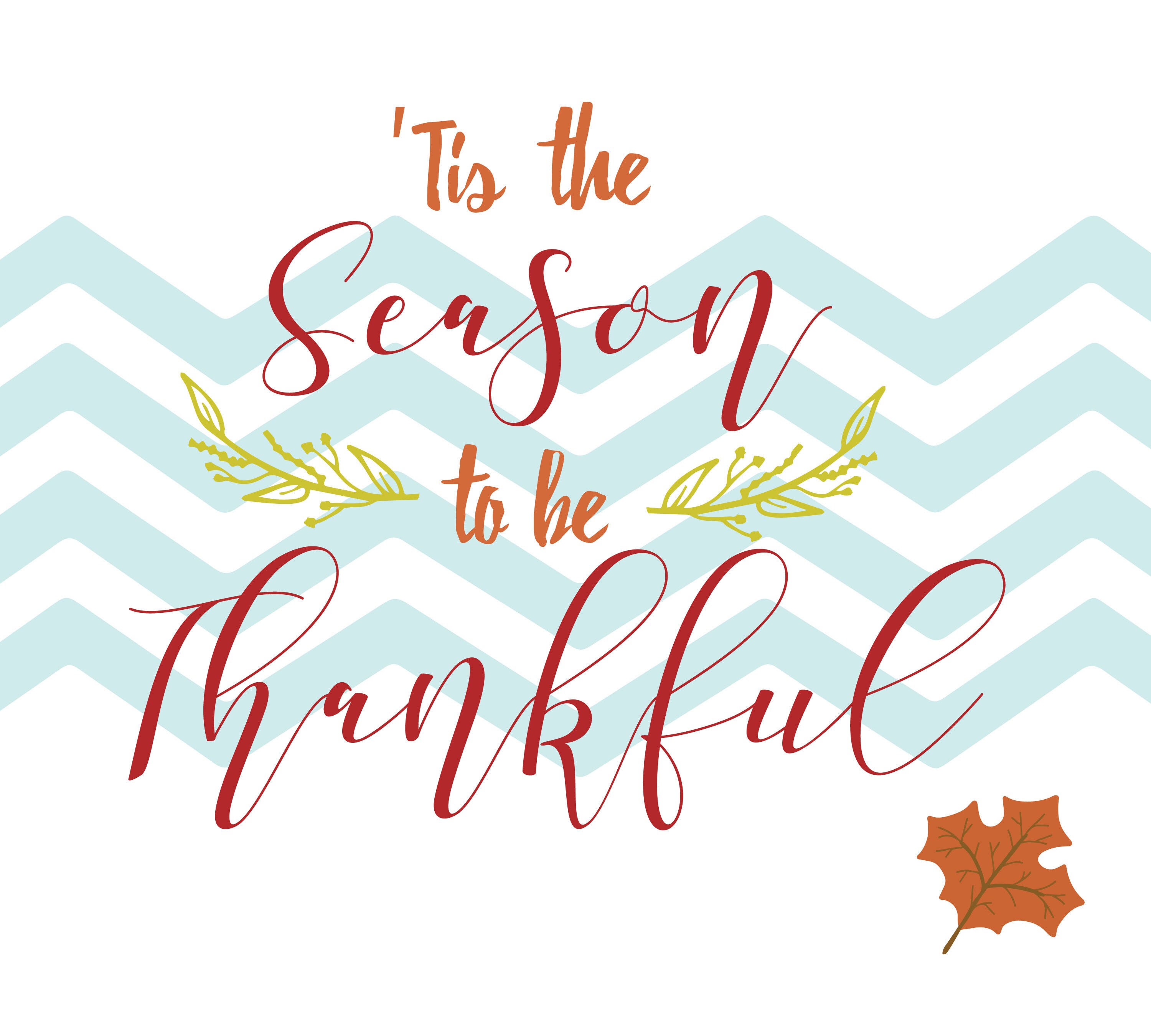 Tis the Season to Be Thankful Thankful Fall Cut File SVG - Etsy