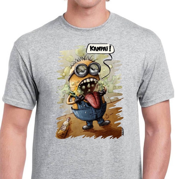 Tee shirt Minion - cadeau original et pas cher - cadeau pour lui