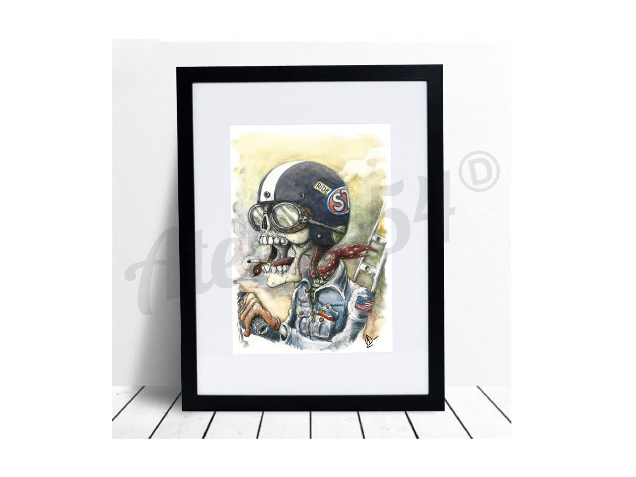 Skull Biker | Déco Murale