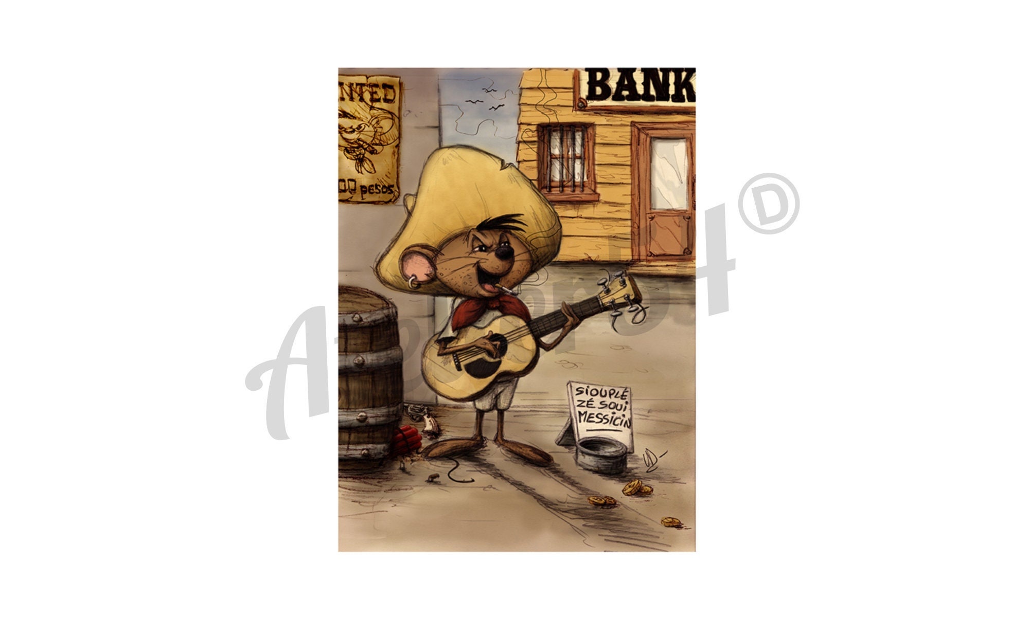 Speedy Gonzales Art Print Poster by CheChain