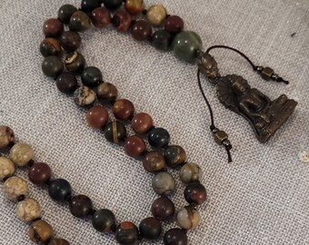 Buddha Mediation Beads / 108 Mala Beads / Spiritual Jewelry