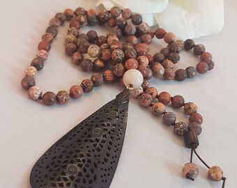 Meditation Beads / Spiritual Jewelry / Japa Mala