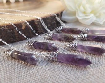 Amethyst Necklace / February Birthstone