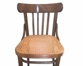 Thonet Bentwood and Cane Chair. Romania, MCM Chair, Thonet, Cane, Bentwood,