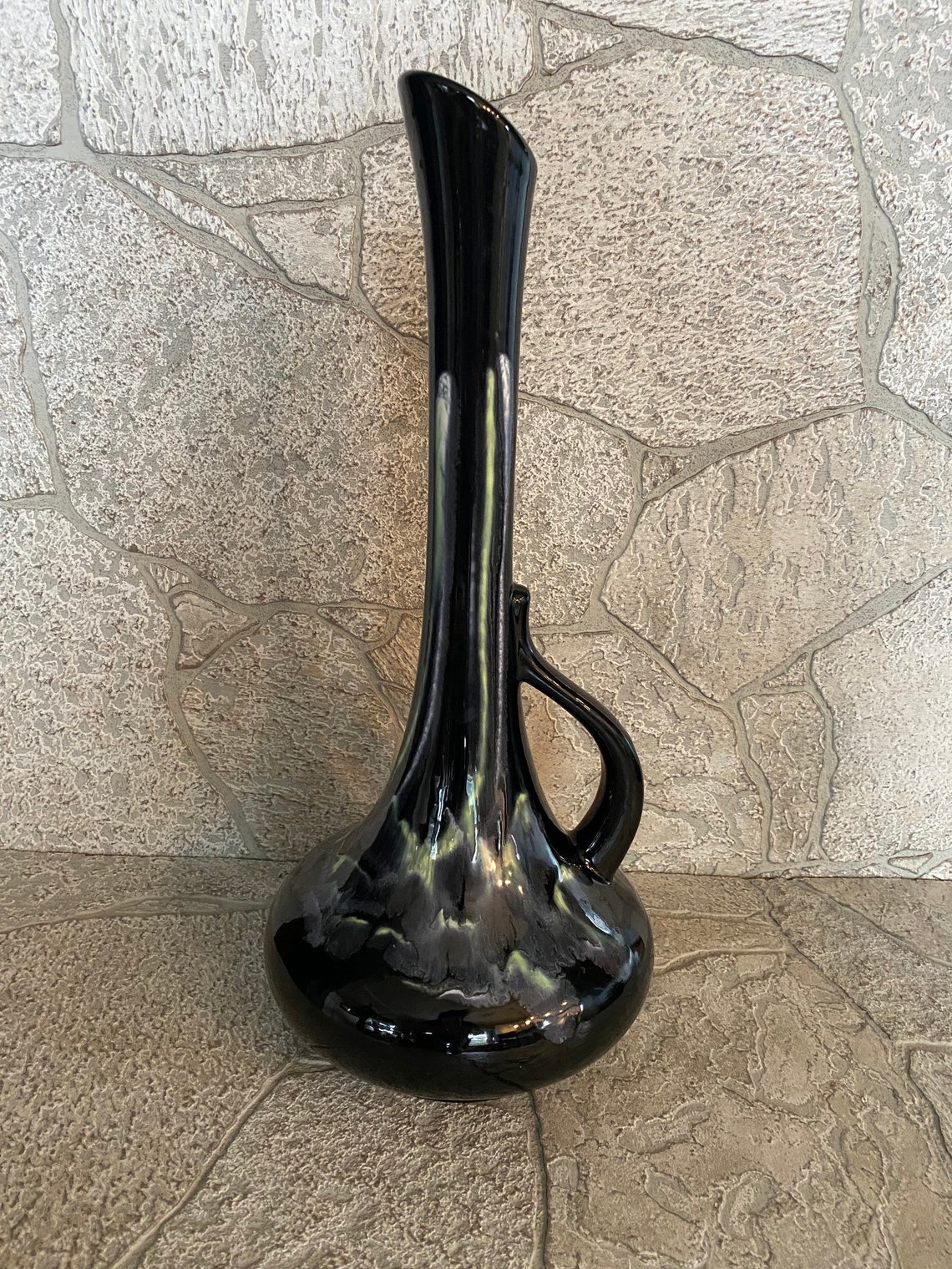 Royal Haeger Black Vase