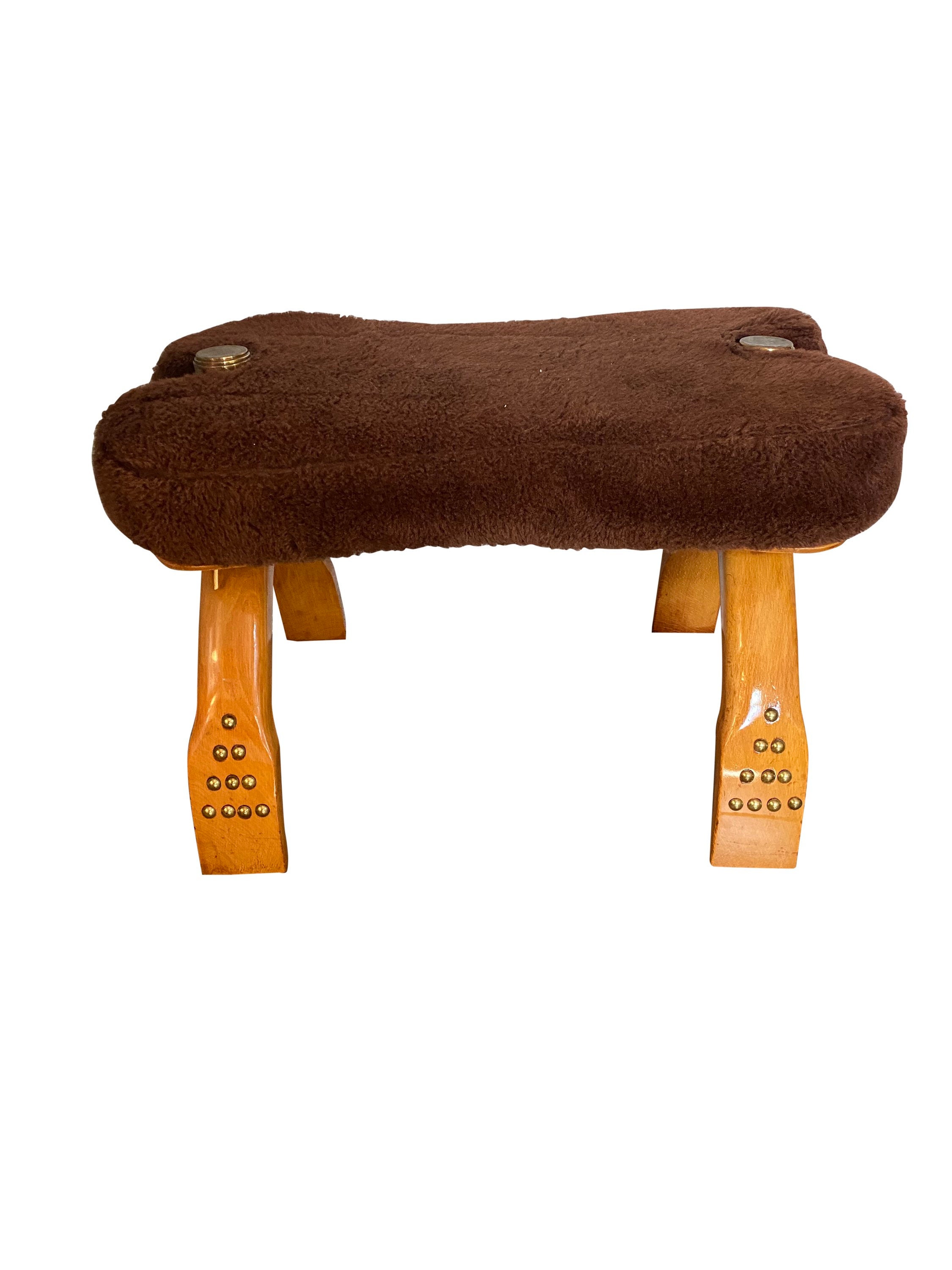 Vintage Camel Saddle Egyptian Vintage Camel Footstool Ottoman