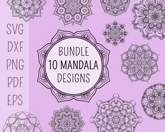 Free Free 322 Cricut Mandala Stencil SVG PNG EPS DXF File
