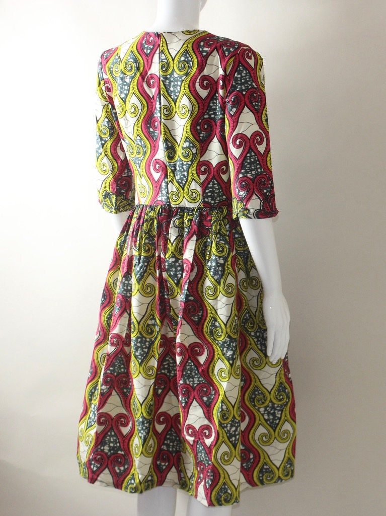 pleated ankara dresses Pleated Ankara Dress Styles