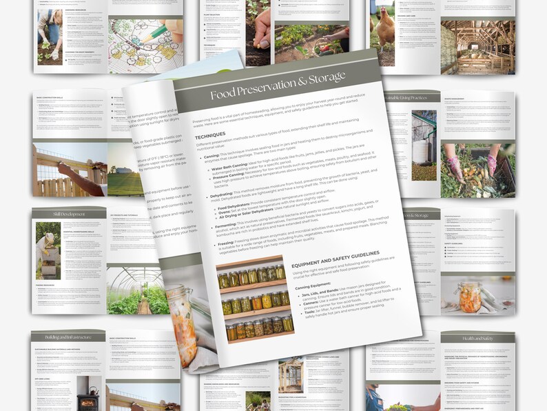 Beginner's Homesteading Guide, Sustainable Living Projects (digital ...