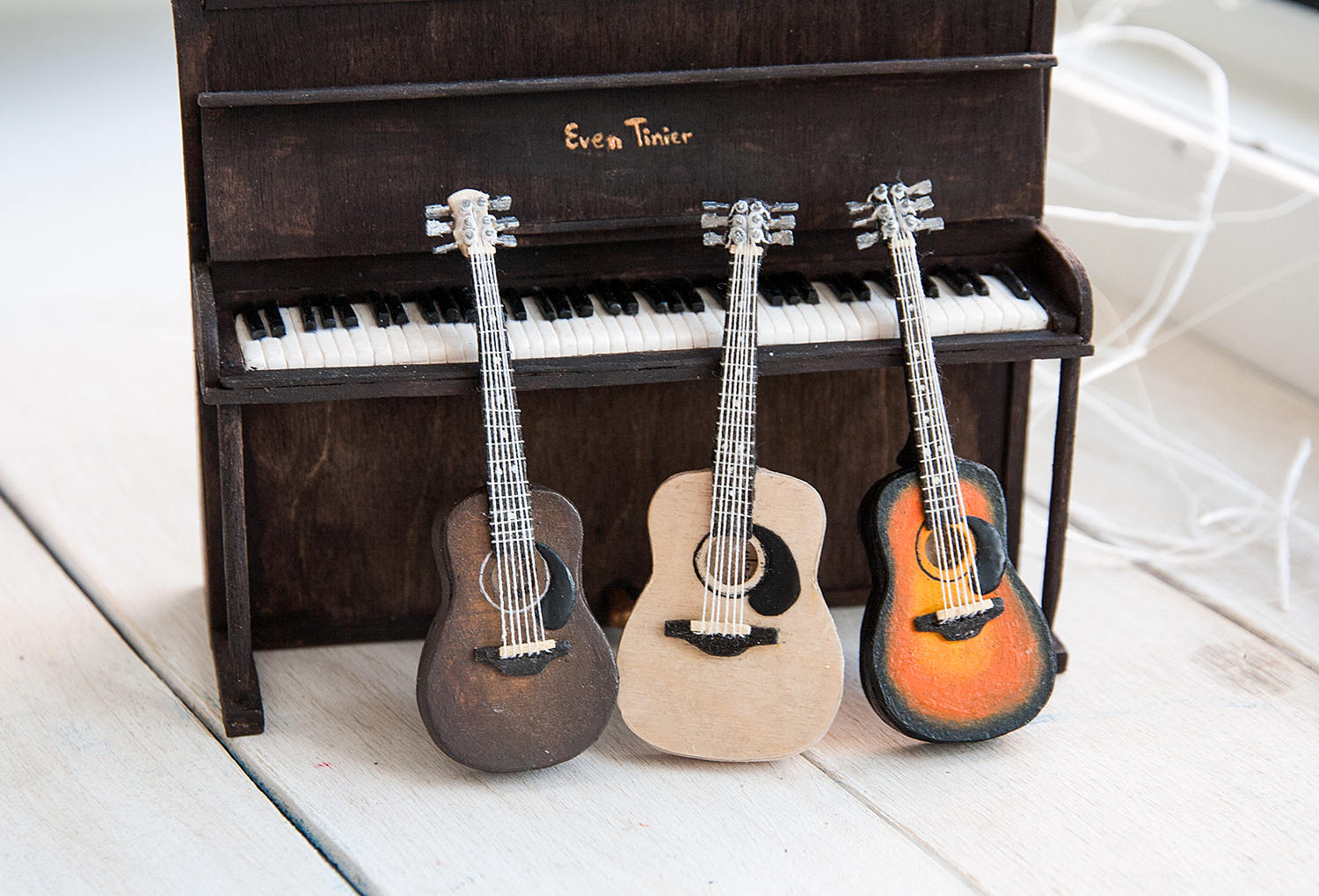 Realistic Miniature doll house 112 scale guitar for dolls Etsy