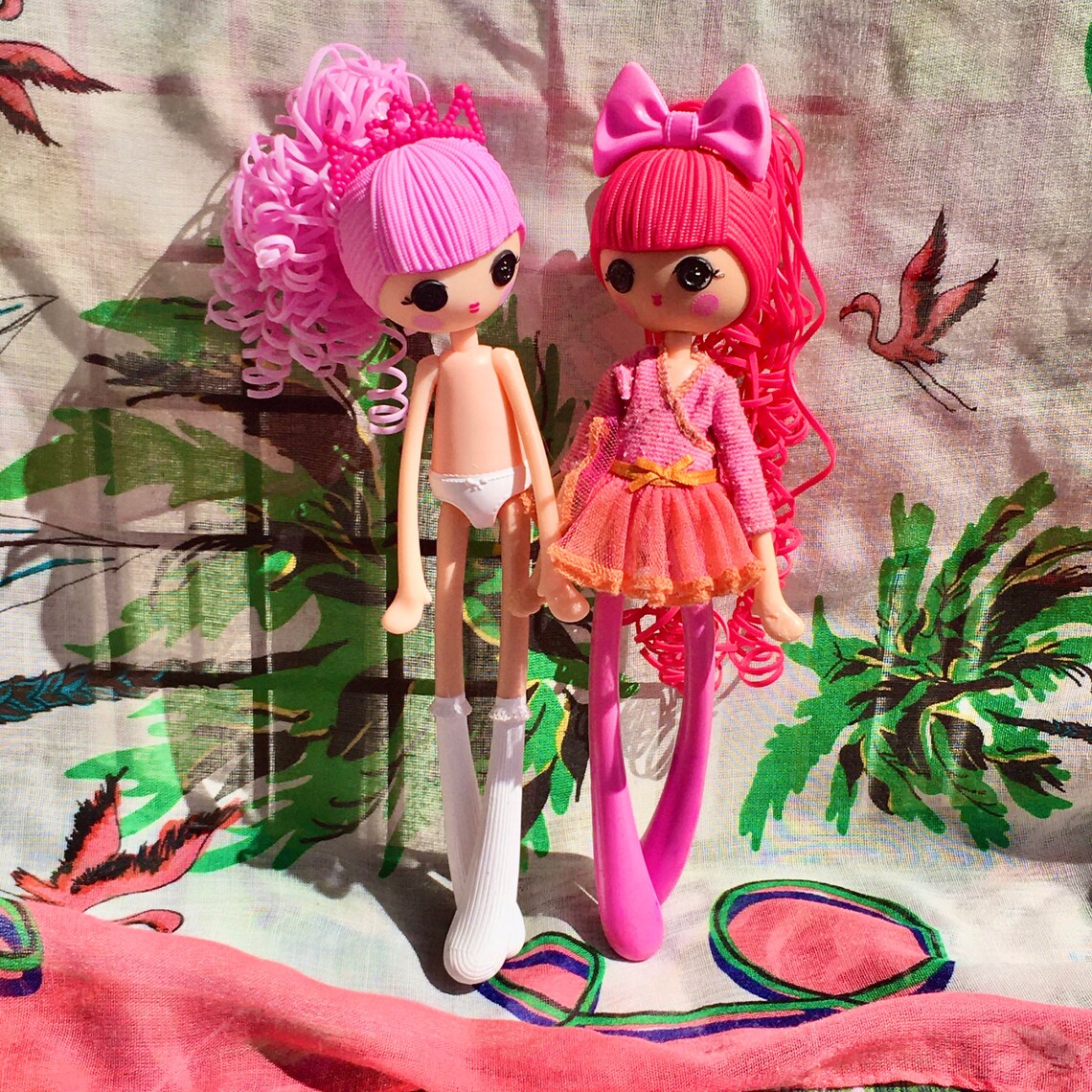 Lalaloopsy Girls LOT Rag Doll Princess Ballerina Pink Curls Etsy