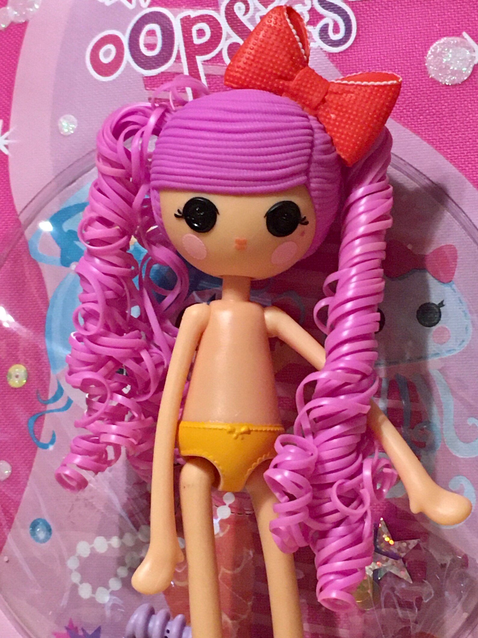 rag doll with button eyes