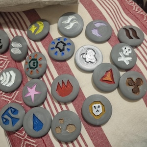 Runes, Framed Runes, OSRS Essences