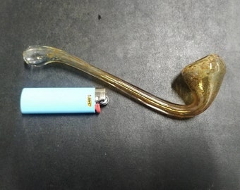 Pipe à tabac en verre soufflé style Gandolf double livraison gratuite