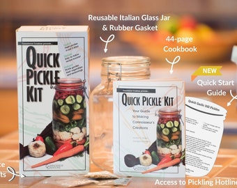 Quick Pickle Kit  - great tasting healthy pickles in just a few days!