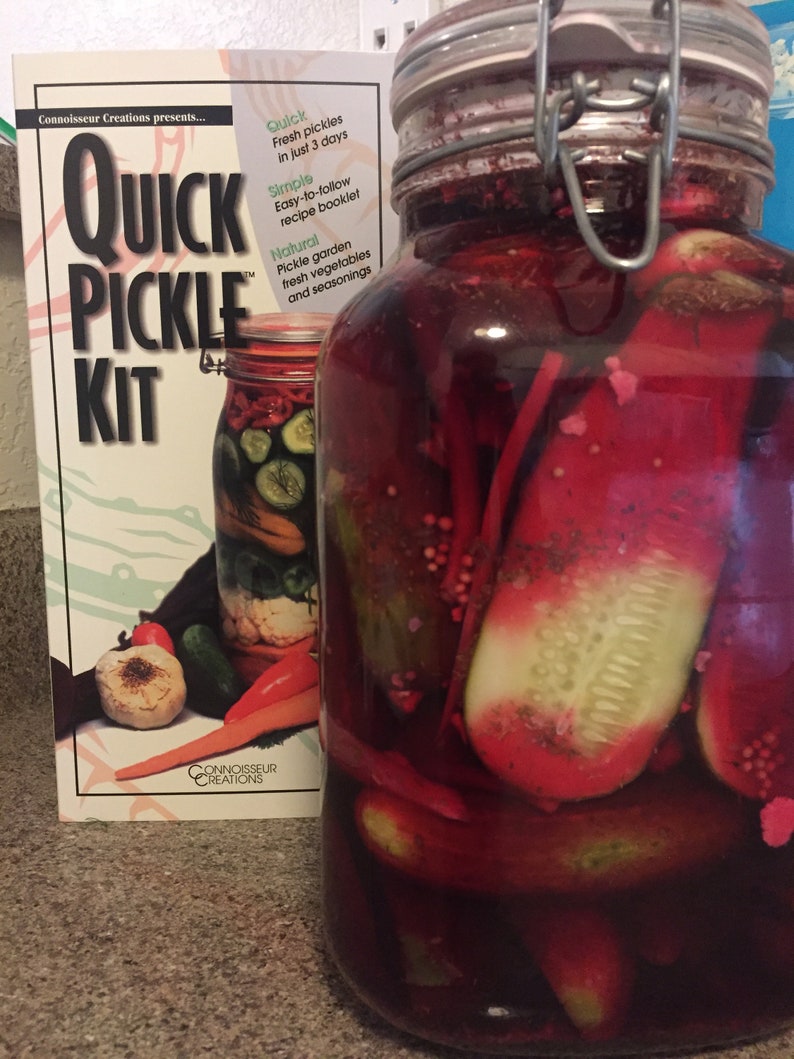 Quick Pickle Kit Great Tasting Healthy Pickles in Just a Few Days Etsy