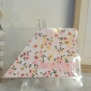 A7 cash budget envelopes, set of 6