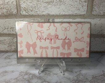 A6 budget cash envelopes, savings envelopes