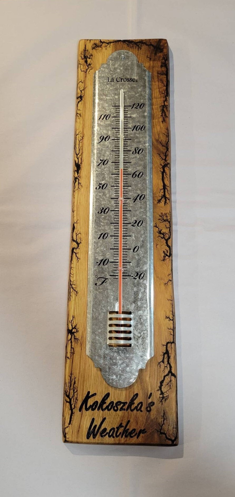 Personalized Outdoor Thermometer Measurement is in Etsy