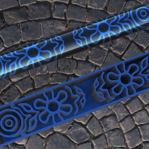 Flower Power Digital Download Caneta para impressão 3D em branco