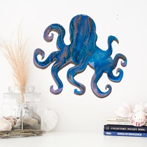 Abstract Resin Wooden Octopus