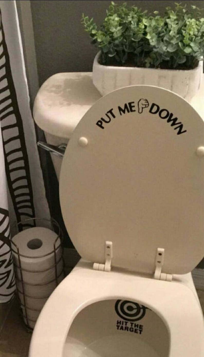 Toilet target Decal Toilet bulls eye Potty Training Aiming Etsy