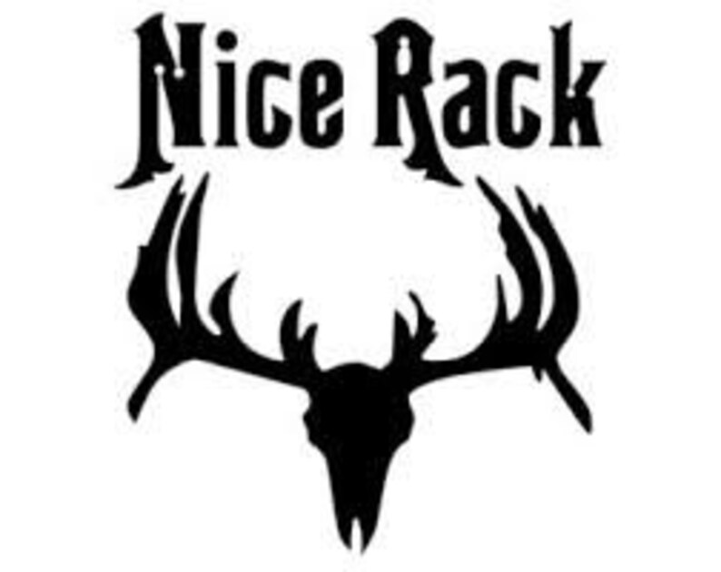 Nice Rack Deer Decal Deer Decal Deer Car Decal Deer Yeti Etsy