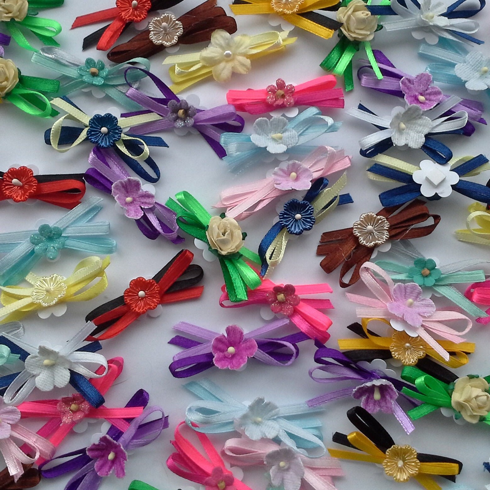 Small Ribbon Embellishments Etsy UK