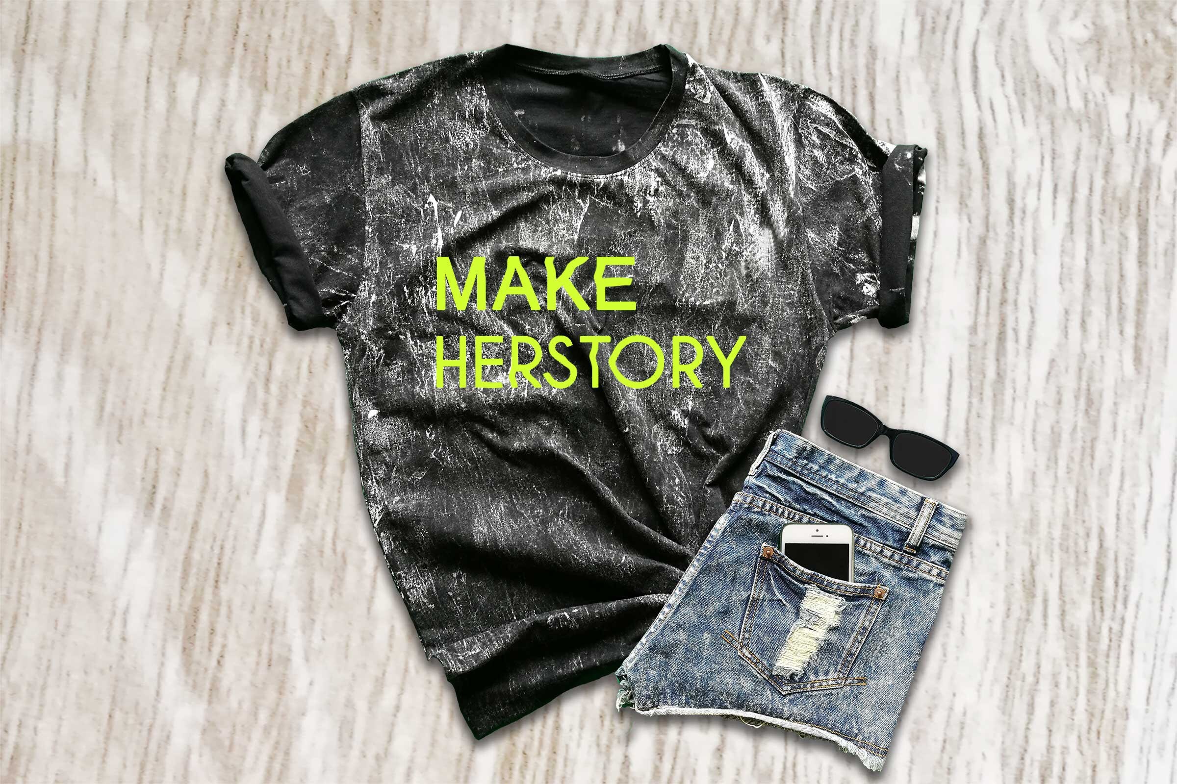 Tshirt Bleached Shirt Grunge 