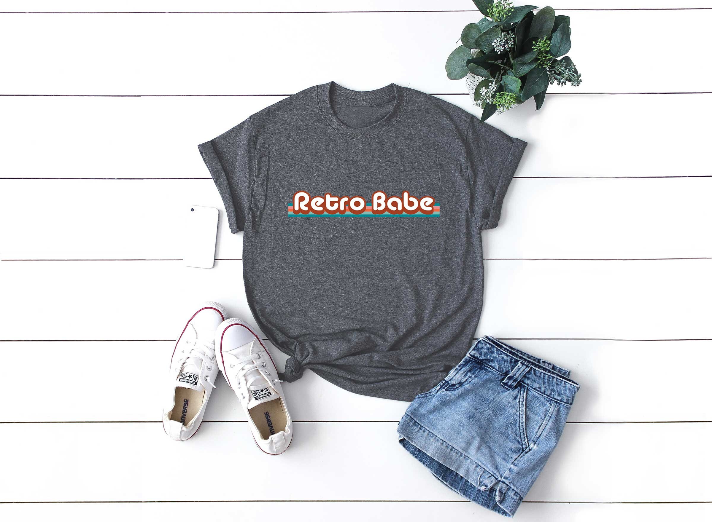 Babe T Shirt Women 70s Graphic Vintage 